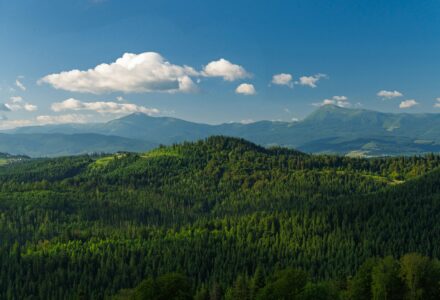Natur vy över Europa
