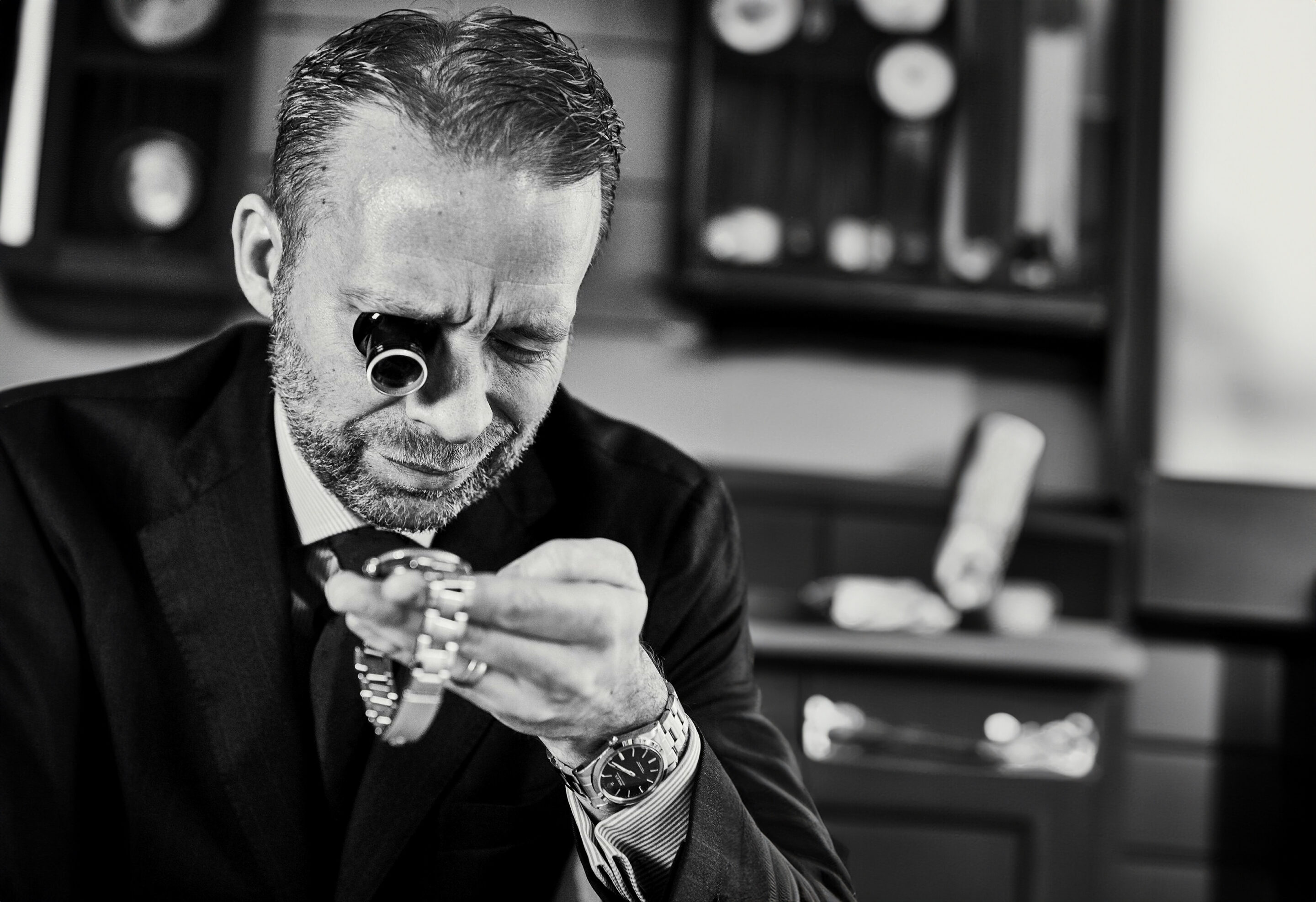 Mikael Wallhagen, klockexpert och chef för Sotheby’s EMEA Watch Department